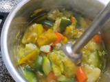 Sopa de verduras saludable