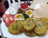 A picture of step 5 of Breakfast Plater.