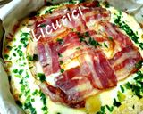 Pas rețetă Cartofi cu șuncă și mozzarella la cuptor 1 fotografie