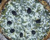Une image de l'étape 5 de Quiche sans pâte aux épinards et pommes de terre.
