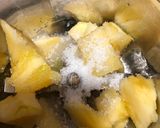 A picture of step 1 of Pineapple Milkshake.