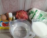 Foto langkah ke 1 dari resep Puding Lumut Buah Naga.