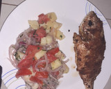 Foto del paso 4 de la receta: Pescado frito con ensalada🐟