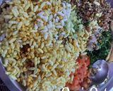 A picture of step 3 of Sprouted Bhel.