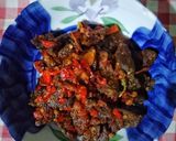 Foto langkah ke 4 dari resep Dendeng lado merah.