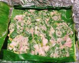 Hình bước làm 1 của món Thịt lợn nướng lá chuối