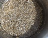 A picture of step 1 of Bajra Khichdi.