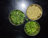 A picture of step 1 of Phool Gobhi Dalna Subji.