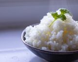 A picture of step 5 of Perfect cooked Japanese rice.