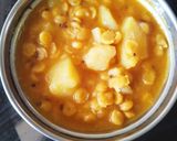 चना दाल और आलू की सब्जी रेसिपी चरण 3 फोटो