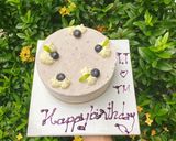 Hình bước làm 4 của món Cheesecake Việt quất
