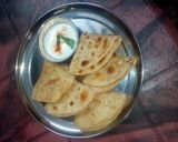 A picture of step 33 of Maharashtrian puran poli.