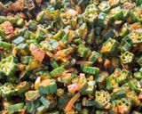 भेंडीची भाजी (bhendi chi bhaji recipe in marathi) रेसिपी स्टेप 8 फोटो 
