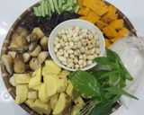 Hình bước làm 1 của món Canh kiểm chay