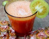Foto langkah ke 3 dari resep Jus Tomat Nanas dengan Madu asli.