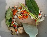 Foto langkah ke 2 dari resep Oseng cumi item.