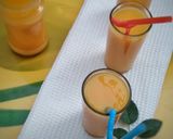 A picture of step 11 of Ginger/mango drink.