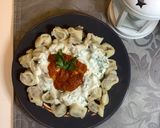 صورة لخطوة 5 من وصفة شيش برك باللبن والصلصة 🍅