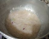 A picture of step 3 of Mushroom Matar (peas) Masala.