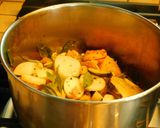 A picture of step 5 of Seven Veggie Koottu (stew).