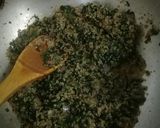 A picture of step 2 of Grilled chicken with quinoa and spinach stuffed.