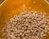 A picture of step 4 of White Bean Soup with Turkey, Kale, and Lemon.