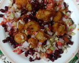 A picture of step 5 of Shakarkandi Chaat.