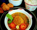 A picture of step 18 of Chicken Meatballs Curry.