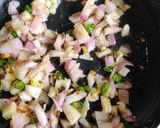 A picture of step 3 of Palak paneer.