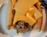 A picture of step 3 of Lionhead Meatball Sub.