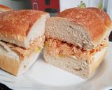 Foto del paso 4 de la receta: Hamburguesa de pollo mechado
