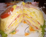 Foto del paso 8 de la receta: Torre de Panqueques - Fiambre Alemán