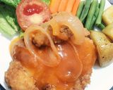 Foto langkah ke 8 dari resep Homemade Chicken Steak with Homemade Sauce.