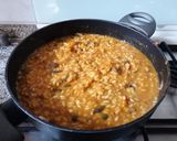 Foto del passaggio 6 della ricetta Risotto zucca e funghi