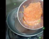 A picture of step 1 of Masala bhindi.