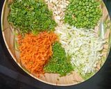 A picture of step 2 of VEG. Masala Idly.