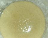 A picture of step 5 of Maize Malva Pudding drizzled with custard.