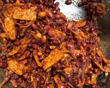 Gambar langkah 4 resipi Sambal Sira Bilis Tempe Kacang.