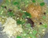A picture of step 2 of Tadka Green pulao.