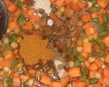 A picture of step 4 of Rich coconut fried rice.