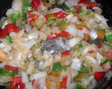 Foto del paso 6 de la receta: Suprema trozada con verduras y arroz a la crema