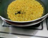 A picture of step 1 of Drumstick Saag with Moong dal and grated Coconut.