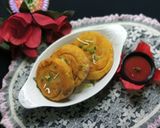 A picture of step 13 of Pin Wheel Samosa.
