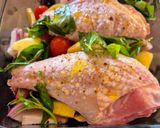 A picture of step 1 of Baked turkey drumstick - just let them cook!.