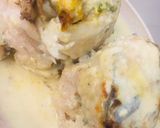 Foto del paso 10 de la receta: FILET DE 🐟MERLUZA🐟 (relleno) ARROLLADO Y CUBIERTO CON SALSA CREMA DE QUESO ROQUEFORT🧀🐟