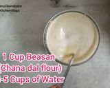 बेसन पिठला (besan pithala recipe in Hindi) रेसिपी चरण 1 फोटो