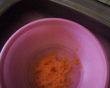 A picture of step 1 of Soft layered carrot chapati.