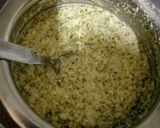A picture of step 2 of Moong dal chilla.
