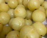 A picture of step 2 of Amla /Gooseberry pickle.