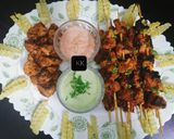 A picture of step 8 of Peri peri Chicken bit😋.
